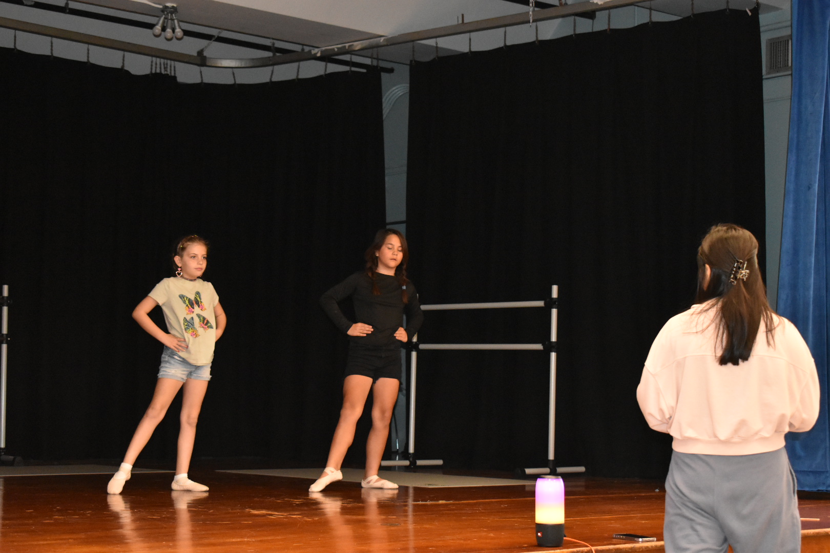 Rehearsal with upper level students